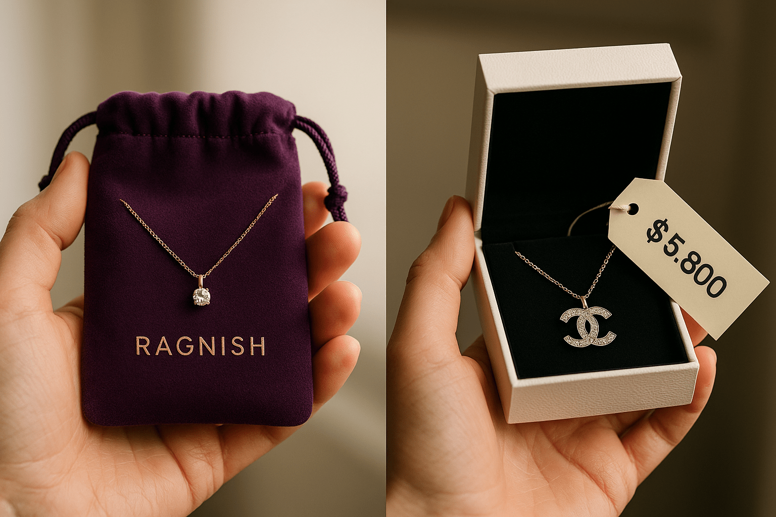 Ragnish budget jewellery vs expensive brand comparison