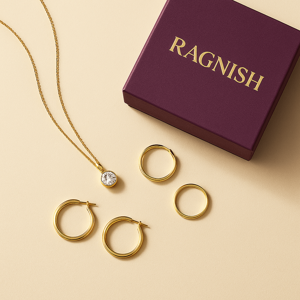 Affordable elegant pendant and rings by Ragnish