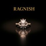 RAGNISH adjustable Stella Cluster Fashion Ring with simulated crystals.