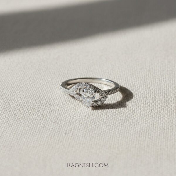 Affordable luxury RAGNISH Sterling Silver adjustable ring for women, ideal for gifting.