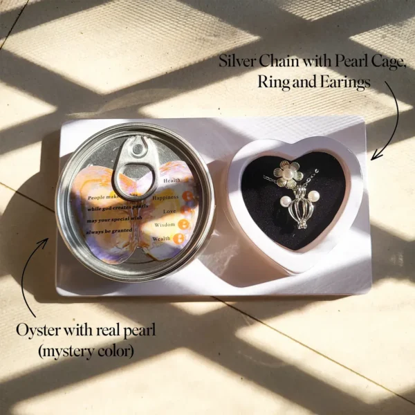 pearl cage pendant necklace with pearl jewelry