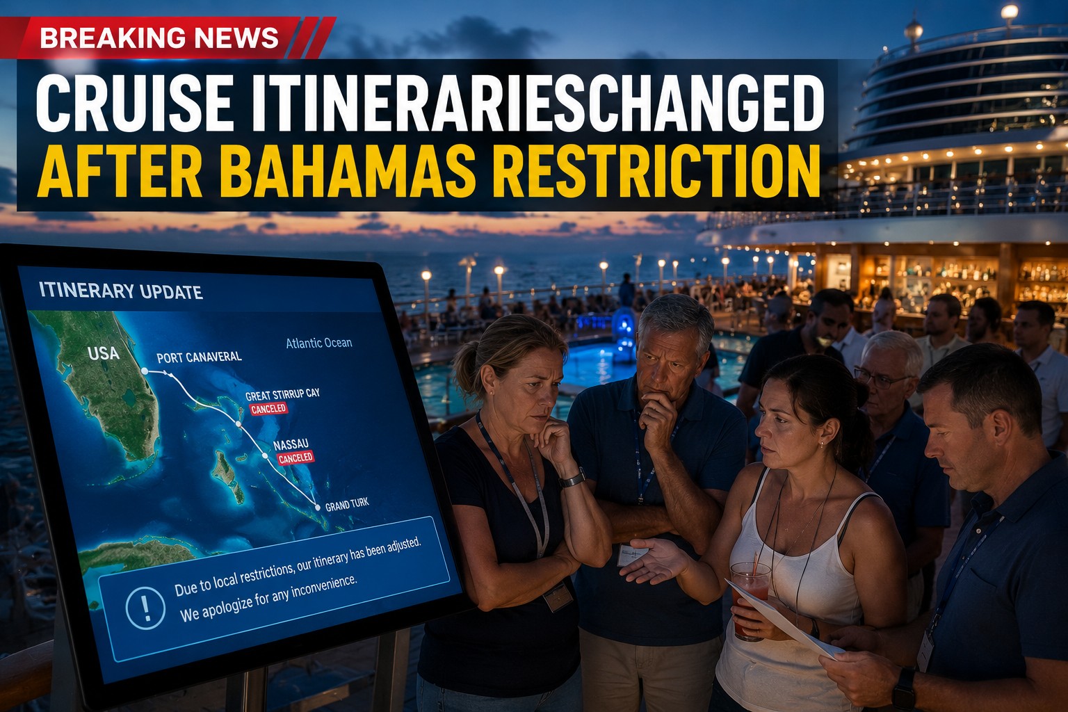 Cruise travelers affected by Bahamas dry day law