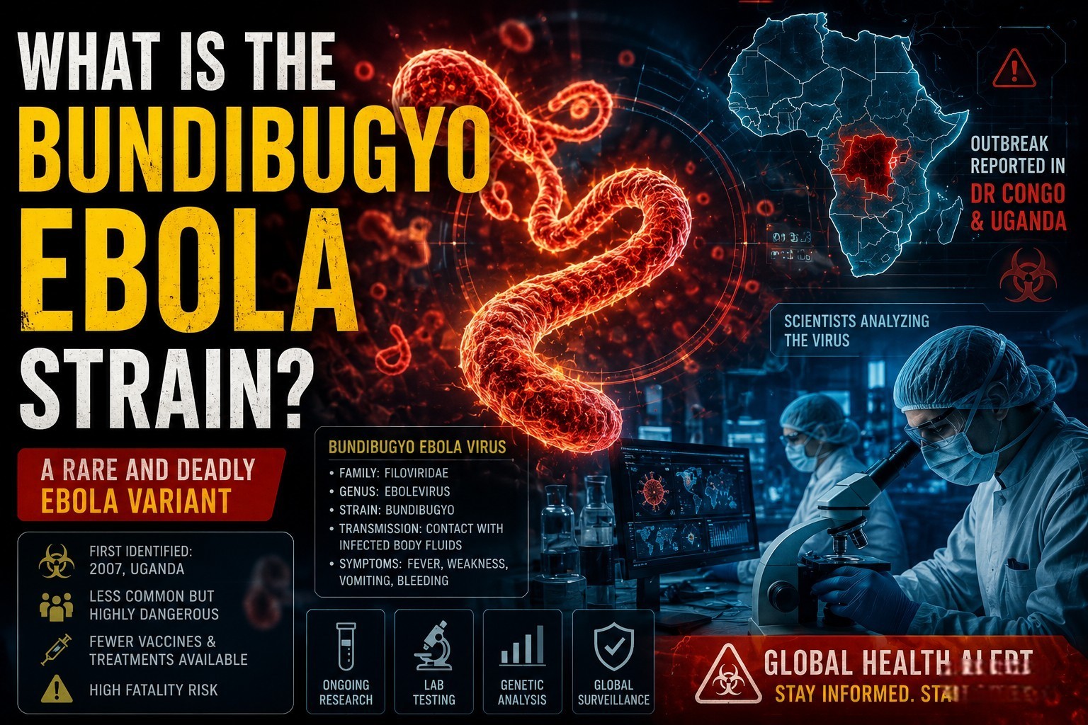 Rare Bundibugyo Ebola virus strain explained