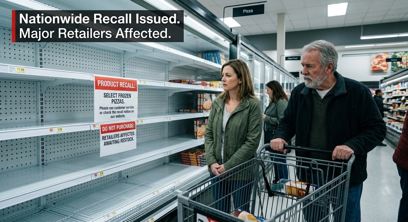 US supermarket frozen pizza recall warning sign salmonella risk